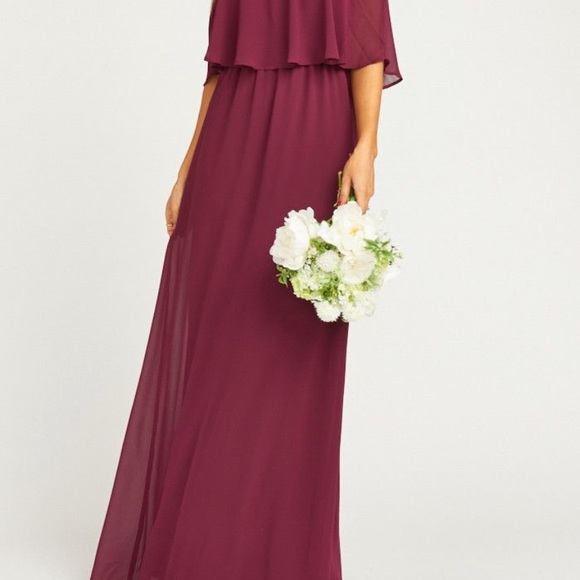 Show Me Your Mumu Caitlin dress in merlot - Picture 10 of 14